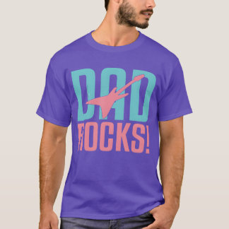 Camiseta Dad Rocks gift