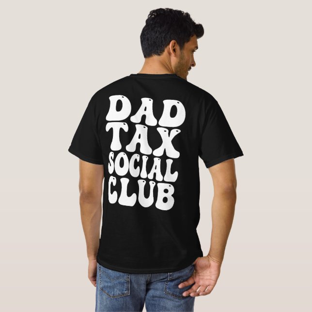 Camiseta Dad Tax Social Club  (Parte Traseira Completa)