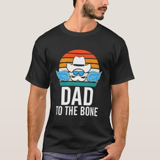 Camiseta Dad To The Bone Parents Family Mom Dad Relatives H (Frente)