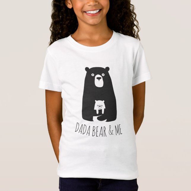 Camiseta DADA BEAR & ME | Filhos Pais Filha Filho Dada Bear (Frente)
