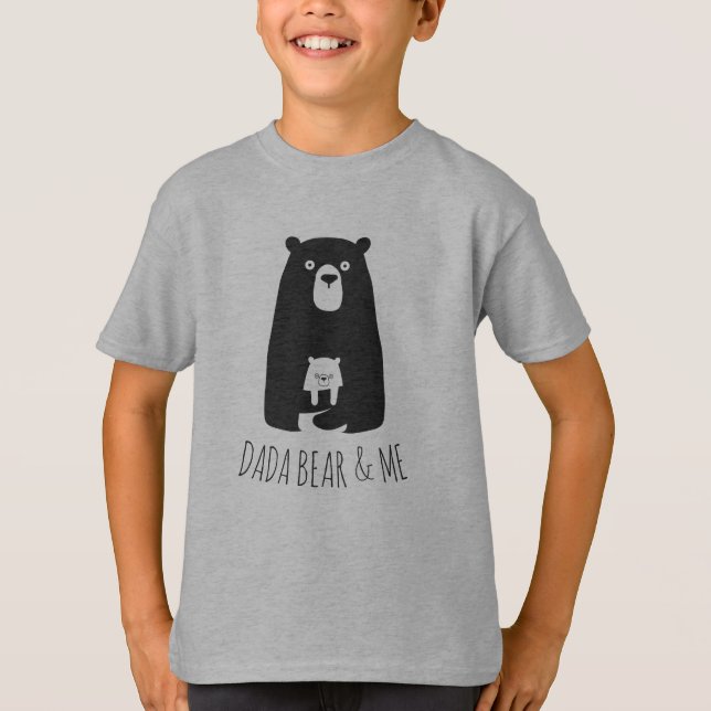 Camiseta DADA BEAR & ME | Filhos Pais Filha Filho Dada Bear (Frente)