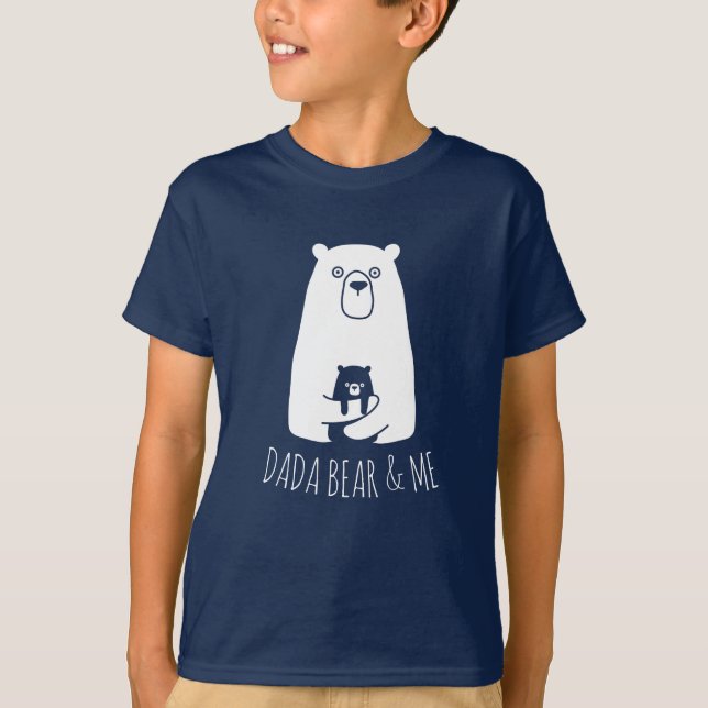 Camiseta DADA BEAR & ME | Filhos Pais Filha Filho Dada Bear (Frente)