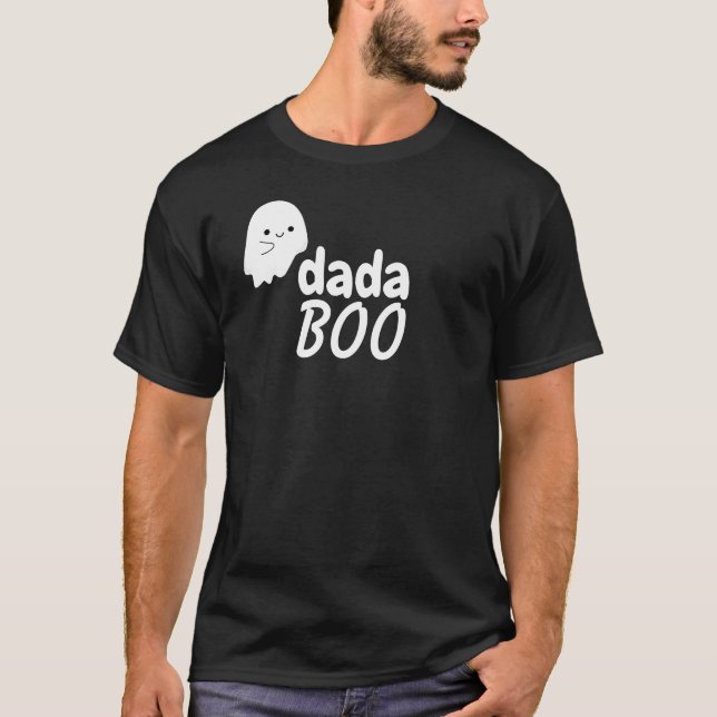 Camiseta Dada BOO Halloween Ghost Family Matando Homens (Frente)