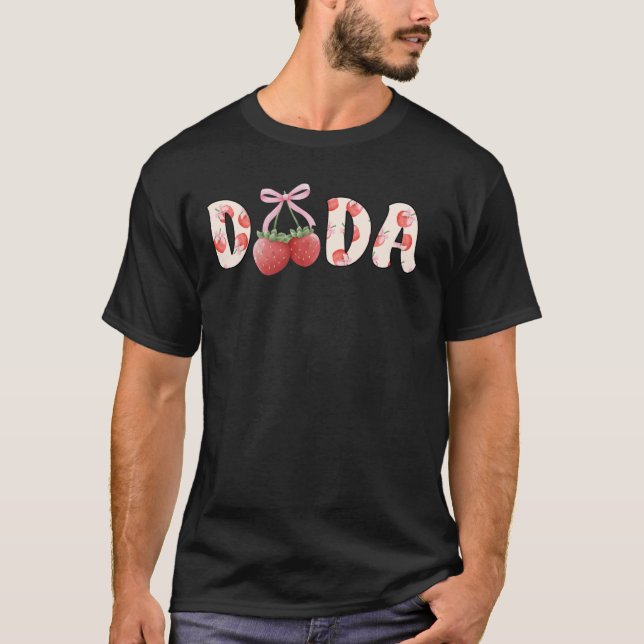 Camiseta Dada Da Doce Da Coquete Strawberry 1rua (Frente)