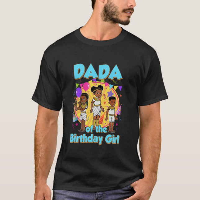 Camiseta Dada da família M da Gracie do canto da menina de  (Frente)
