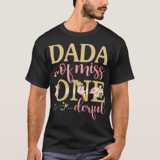 Camiseta Dada Da Pequena Miss Maravilhosa Matéria Familiar 