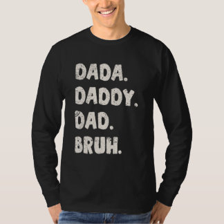 Camiseta Dada Daddy Dad Bruh Fathers Day Vintage  Father 19