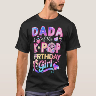 Camiseta Dada das Garotas de Aniversário da Música Coreana