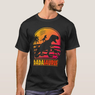 Camiseta Dada Dinosaur Dadasaurus 2 Dois Crianças Xmas Men