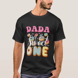 Camiseta Dada Do Doce 1º Partido Da Rosquinha De Aniversári