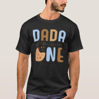 Camiseta Dada Do Doce Biscoitos e Leite 1º Aniversário