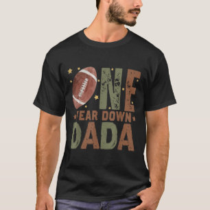 Camiseta Dada do Futebol de 1 Ano de Idade Primeiro Ano Dow