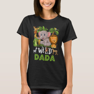 Camiseta Dada Do Jardim Zoológico Selvagem Safari