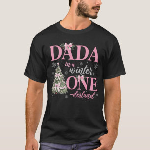 Camiseta Dada em um Aniversário Onederland de Inverno Menin