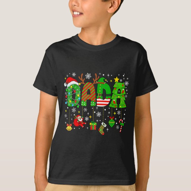 Camiseta Dada Matching Funny Christmas Family Couple Xmas S (Frente)