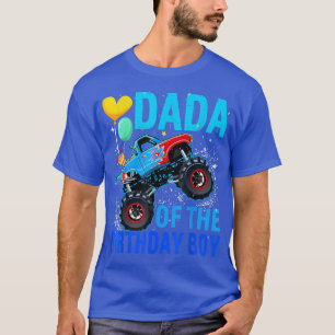 Camiseta Dada Of The Birthday Boy Racing Monster Truck Fami