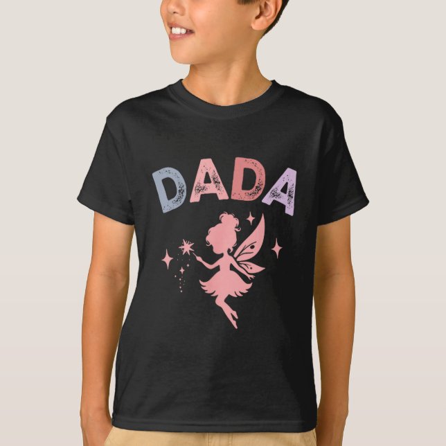 Camiseta Dada Of The Little Fairy Birthday Girl Family Matc (Frente)