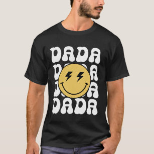 Camiseta Dada One Happy Dude Birthday Theme Mateming Family