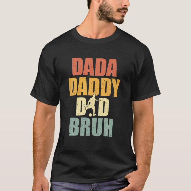 Camiseta Dada Pai Pai Bruh Pai Esporte Engraçado Pai (Frente)