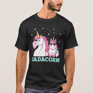 Camiseta Dadacorn Engraçado Pai do Unicórnio Dadota do Dia