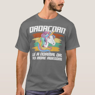 Camiseta Dadacorn Magical Rainbow Unicorn & Horse Family