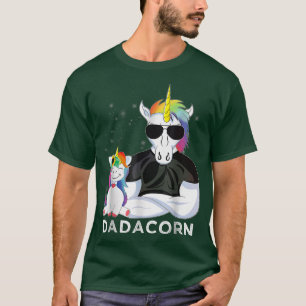 Camiseta Dadacorn Muscle Unicorn Pai Baby, Filha, Cristo