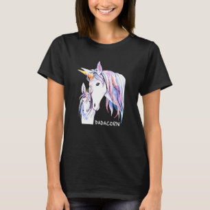 Camiseta Dadacorn Muscle Unicorn Pai Filha