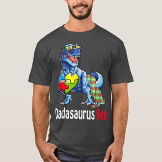 Camiseta Dadasaurus Daddy Rex Autism Awareness Proud Dad Fa