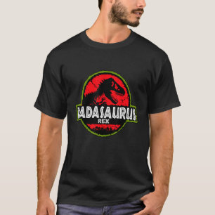 Camiseta Dadasaurus Dinossaur Rex Dia Pai Para Pai