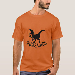 Camiseta Dadasaurus Dinossaur T-Rex Dia Pai Para Pai