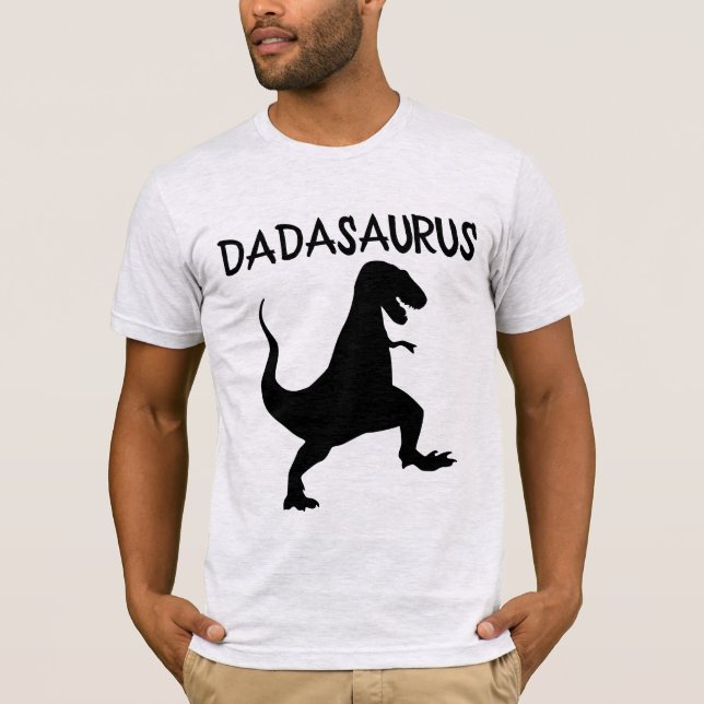 CAMISETA DADASAURUS PAI DINO FUNNY T SHIRT (Frente)
