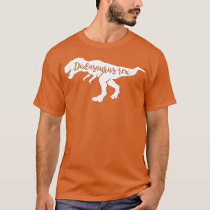 Camiseta Dadasaurus Rex Funny Pai Dinossauro