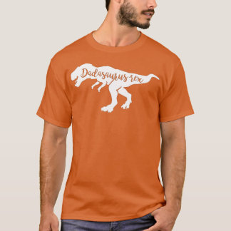 Camiseta Dadasaurus Rex Funny Pai Dinossauro