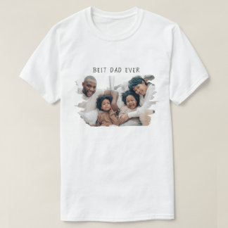 Camiseta Dadd da Família Moderna de Fotografias do Melhor P