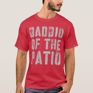 Camiseta daddio engraçado do churrasco do pátio grelhador c