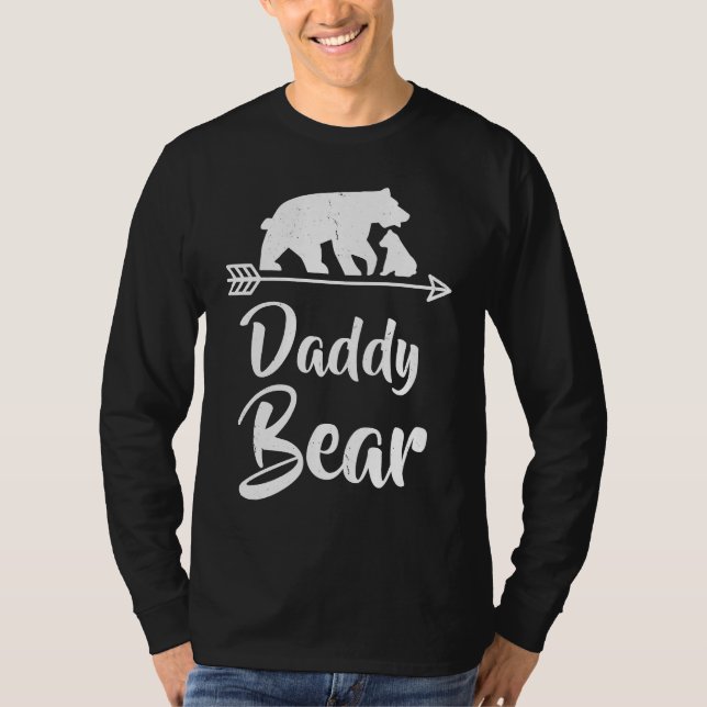 Camiseta Daddy Bear Matching Family Christmas Costume (Frente)