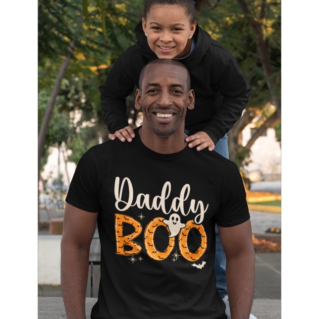 Camiseta Daddy Boo Halloween Naranja Lindo (Criador carregado)