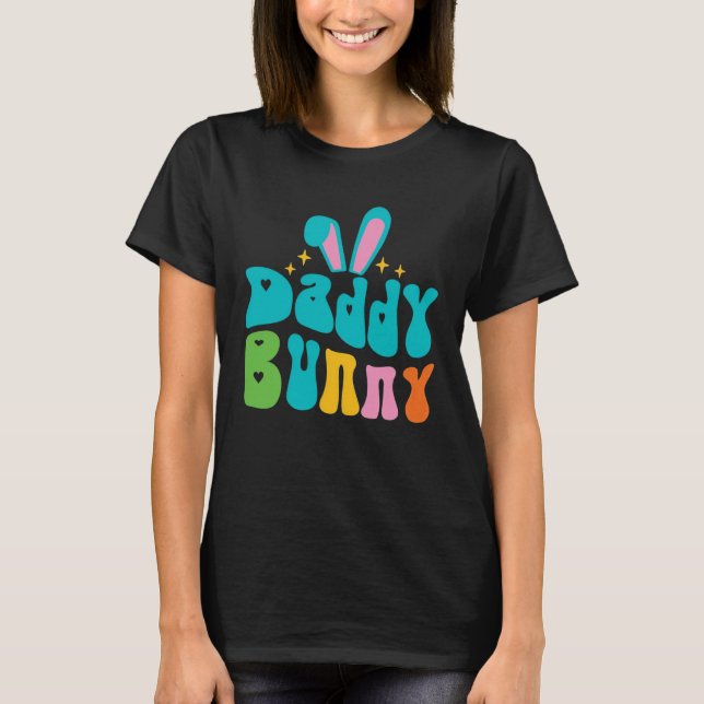 Camiseta Daddy Bunny Cute Bunny Rabbit Family Easter Day Da (Frente)
