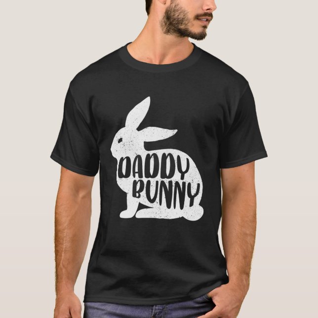 Camiseta Daddy Bunny Cute Matching Family Easter (Frente)