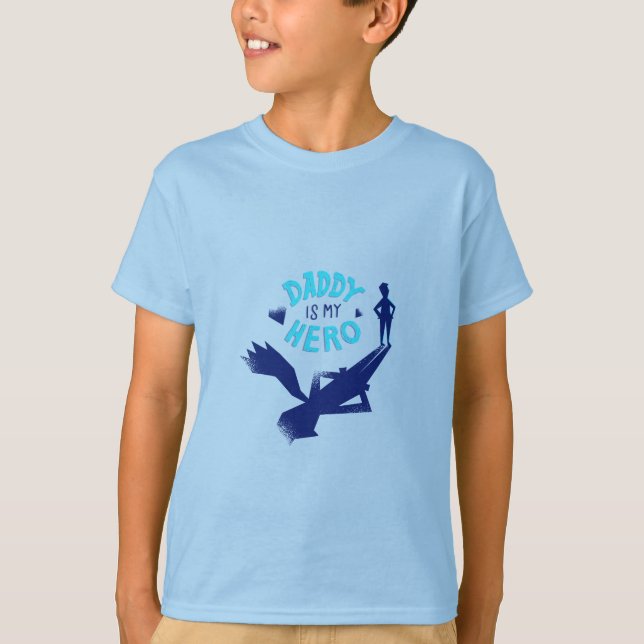 Camiseta Daddy is my Hero (Frente)