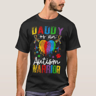 Camiseta Daddy Of An Autism Warrior Support Autists Autist
