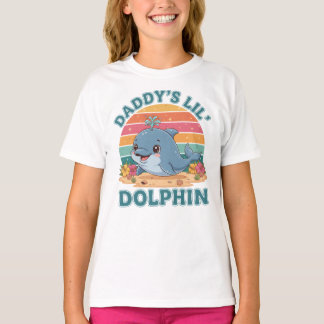 Camiseta Daddy’s Lil’ Dolphin Kids