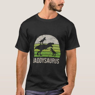 Camiseta Daddy Saurus Two Daddy Saurus For S