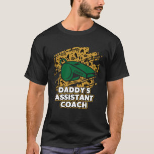Camiseta Daddys Assistant Treinador Humor Filho Son and Dau