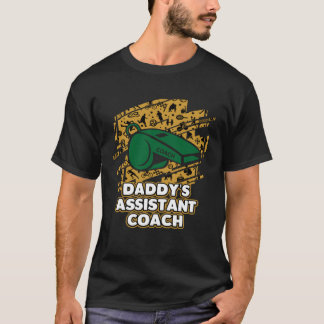 Camiseta Daddys Assistant Treinador Humor Filho Son and Dau
