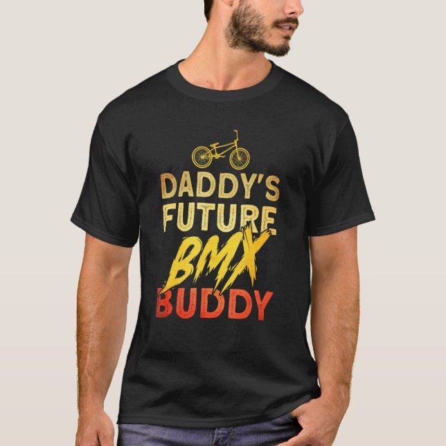 Camiseta Daddys Future Bmx Buddy Bmx Stunt Cycling (Frente)