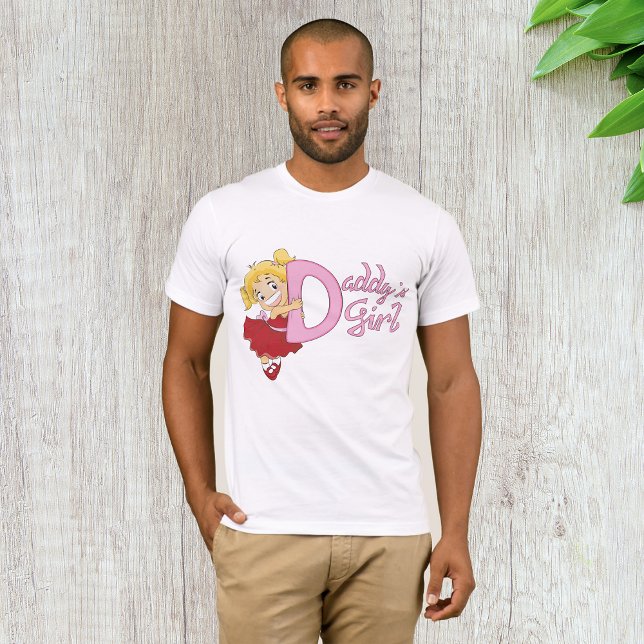 Camiseta Daddys Girl Mens (Criador carregado)