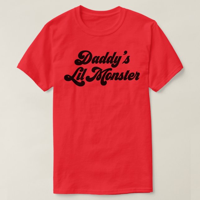 Camiseta Daddys Lil Monster (Frente do Design)