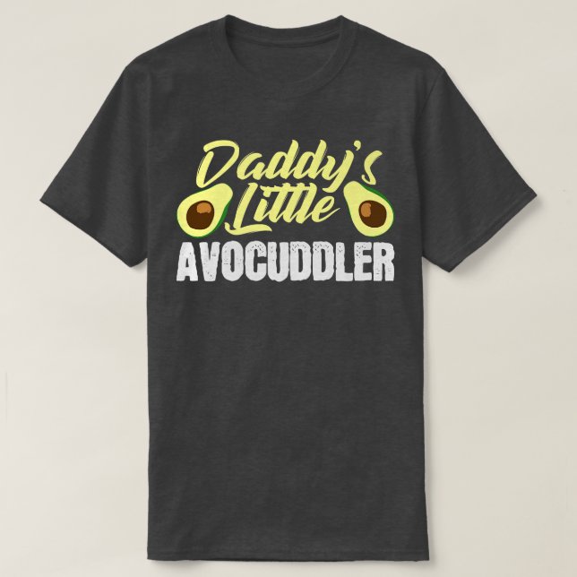 Camiseta Daddys Little Avocudler Pai Pai Avocado (Frente do Design)