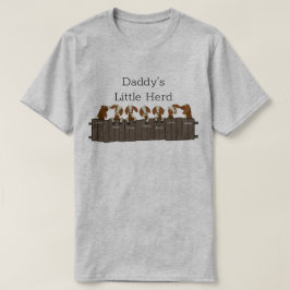 Camiseta Daddys Little Goat Herd 7 Caprinos